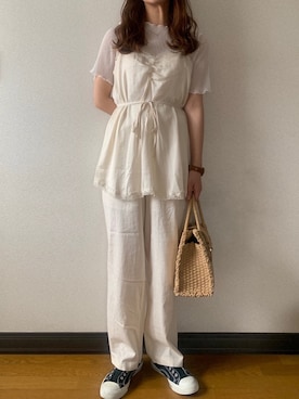 Mikuさん（レディース・162cm）の夏コーディネート