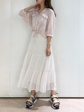 Mikuさん（レディース・162cm）の夏コーディネート