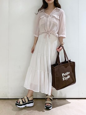 Mikuさん（レディース・162cm）の夏コーディネート