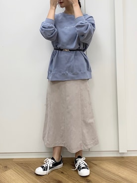 「Heather（ヘザー）のアイテム（ワンピース/ドレス）」を使った、Mikuさん（レディース・162cm）の秋コーディネート