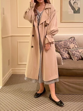 「Heather（ヘザー）のアイテム（ワンピース/ドレス）」を使った、Mikuさん（レディース・162cm）の冬コーディネート