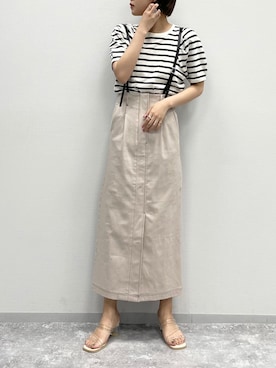 Mikuさん（レディース・162cm）の春コーディネート