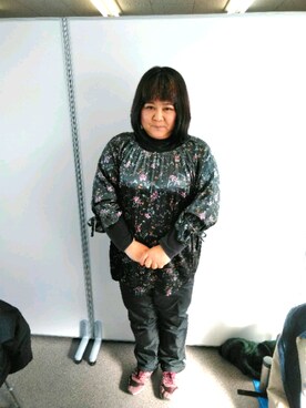 「eur3（エウルキューブ）のアイテム」を使った、かおりんさん（レディース・156cm）の冬コーディネート