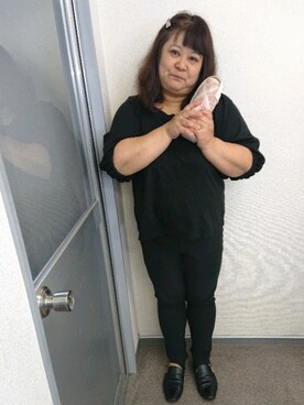 「Passportのアイテム」を使った、かおりんさん（レディース・156cm）の秋コーディネート