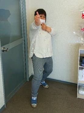 「Brilliant（-）のアイテム」を使った、かおりんさん（レディース・156cm）の春コーディネート