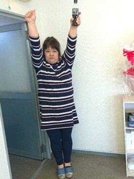 「Brilliant（-）のアイテム」を使った、かおりんさん（レディース・156cm）の春コーディネート