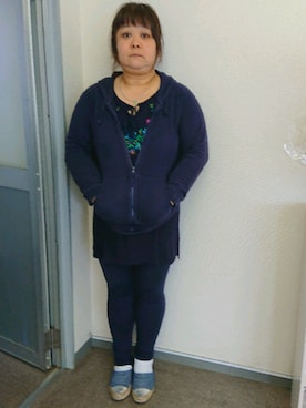 「Brilliant（-）のアイテム」を使った、かおりんさん（レディース・156cm）の春コーディネート