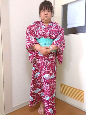 「プロレス観戦！」｜かおりんさん（レディース・156cm）の夏コーディネート