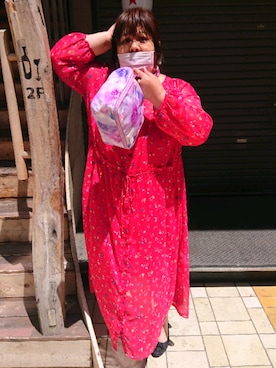 「Cocoonist（コクーニスト）のアイテム」を使った、かおりんさん（レディース・156cm）の春コーディネート