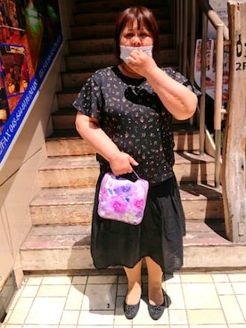 「Cocoonist（コクーニスト）のアイテム」を使った、かおりんさん（レディース・156cm）の春コーディネート