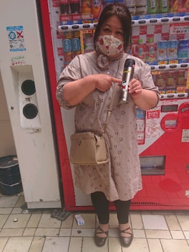 「しまむら（シマムラ）のアイテム（チュニック）」を使った、かおりんさん（レディース・156cm）の春コーディネート