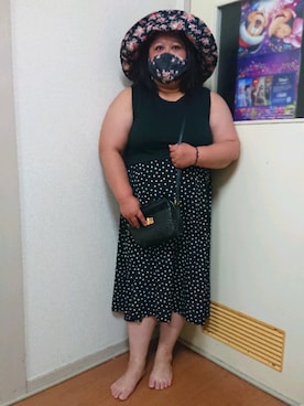 「spice edition（スパイスエディション）のアイテム」を使った、かおりんさん（レディース・156cm）の夏コーディネート