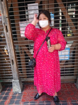 「spice edition（スパイスエディション）のアイテム」を使った、かおりんさん（レディース・156cm）の夏コーディネート