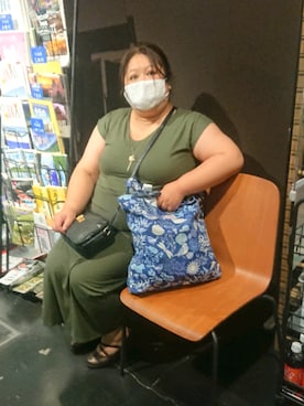 「eur3（エウルキューブ）のアイテム」を使った、かおりんさん（レディース・156cm）の夏コーディネート