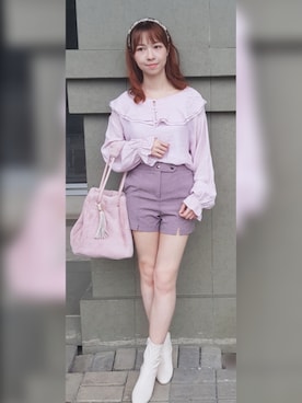 「YOCO（ヨーコー）のアイテム」を使った、yemiさん（レディース・153cm）の冬コーディネート