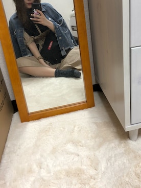 「デニム ジャケット」｜ひなこ❁ さん（レディース・156cm）の春コーディネート