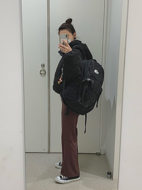 Ayane The North Faceのバックパック リュックを使ったコーディネート Wear