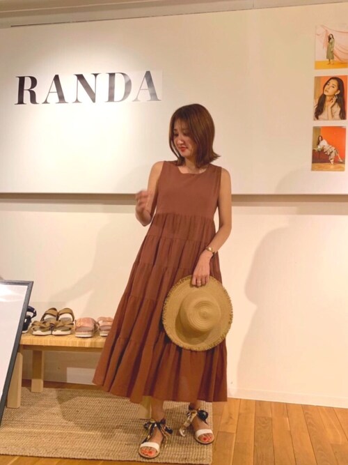 Haruka Hirose ルミネエスト新宿店 Randaのワンピースを使ったコーディネート Wear