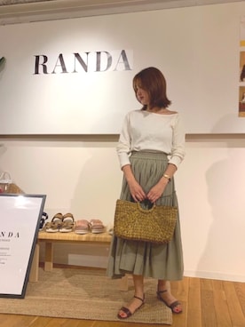 「平成最後のWEARISTAセンバツ」｜「アイテム（サンダル）」を使った、haruka_hiroseさん（レディース・159cm）の春コーディネート