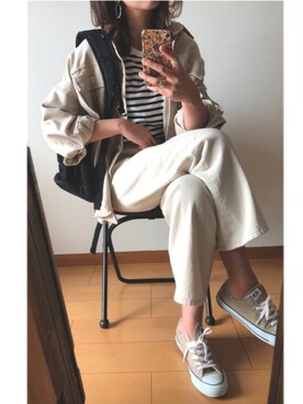 ｐａｎさん（レディース・172cm）の春コーディネート