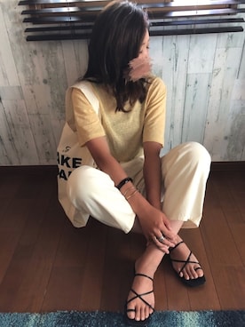 ｐａｎさん（レディース・172cm）の夏コーディネート