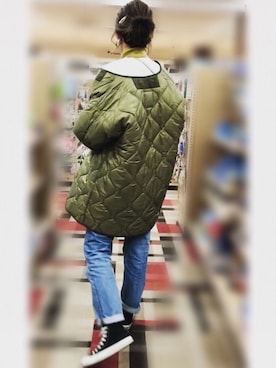「Ungrid（アングリッド）のウォッシャブルタートルニット（ニット/セーター）」を使った、ｐａｎさん（レディース・172cm）の冬コーディネート