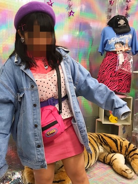 「原宿」｜paporinさん（レディース・150cm）の春コーディネート