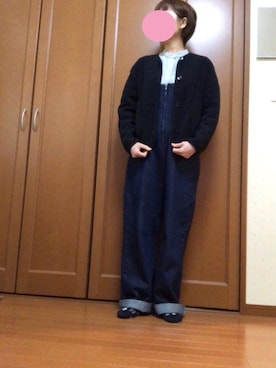 「フランネルシャツ」｜「アイテム（その他アウター）」を使った、すずめさん（レディース・160cm）の春コーディネート