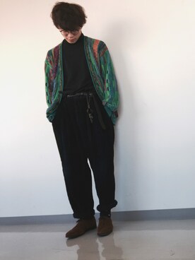カーディガン/ボレロを使った「菅田将暉」の人気ファッション 