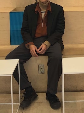 Yumaさん(メンズ・182cm)の冬コーディネート