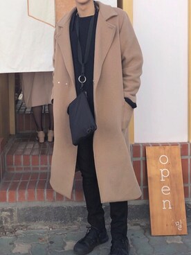 Yumaさん（メンズ・182cm）の冬コーディネート