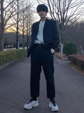 Yumaさん（メンズ・182cm）の冬コーディネート