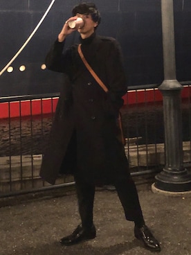 「DOVER（ドーバー）のアイテム」を使った、Yumaさん（メンズ・182cm）の冬コーディネート