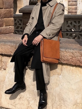 「DOVER（ドーバー）のアイテム」を使った、Yumaさん（メンズ・182cm）の冬コーディネート