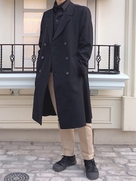 「MSGM（エムエスジーエム）のアイテム（パンツ）」を使った、Yumaさん（メンズ・182cm）の春コーディネート