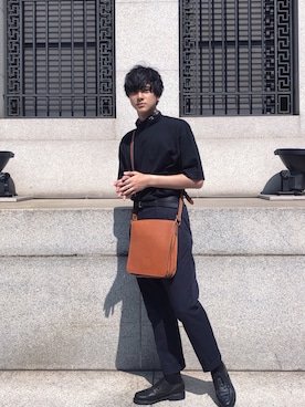 「UNITED ARROWS（ユナイテッドアローズ）のアイテム（バンダナ/スカーフ）」を使った、Yumaさん（メンズ・182cm）の夏コーディネート