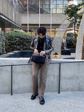 「NOISE MAKER（ノイズメーカー）のアイテム（ジャケット/アウター）」を使った、Yumaさん（メンズ・182cm）の冬コーディネート