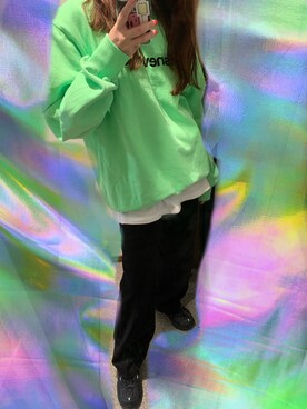 「NEW BALANCE（ニューバランス）のNew Balance ニューバランス ML703BC(D) TRIPLE BK(BC)（スニーカー）」を使った、syuannさん（レディース・155cm）の秋コーディネート