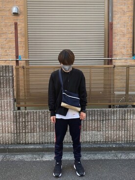 Chihiro Tonegawaさんの「Nylon Sacoche Bag」を使ったコーディネート
