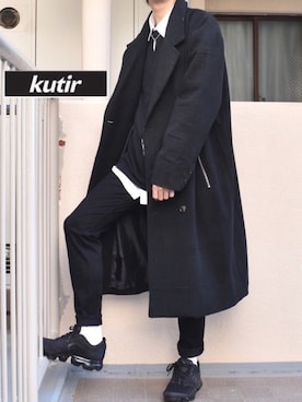 「GIVENCHY（ジバンシイ）のアイテム（チノパンツ）」を使った、すばるさん（メンズ・168cm）の秋コーディネート