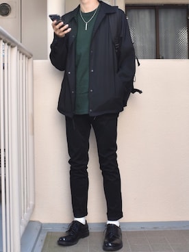 「GIVENCHY（ジバンシイ）のアイテム（チノパンツ）」を使った、すばるさん（メンズ・168cm）の春コーディネート
