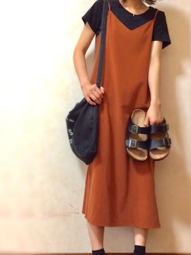 「brand ?（ブランド ?）のアイテム」を使った、おかゆさん（レディース・163cm）の夏コーディネート