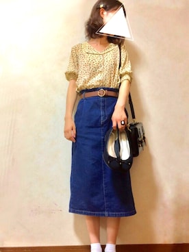 「sango（sango）のアイテム」を使った、おかゆさん（レディース・163cm）の秋コーディネート