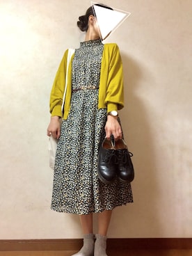 「sango（sango）のアイテム」を使った、おかゆさん（レディース・163cm）の秋コーディネート