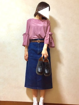 「brand ?（ブランド ?）のアイテム」を使った、おかゆさん（レディース・163cm）の秋コーディネート