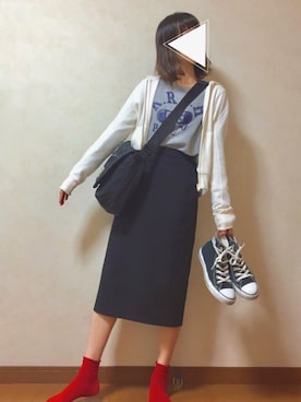 「brand ?（ブランド ?）のアイテム」を使った、おかゆさん（レディース・163cm）の秋コーディネート