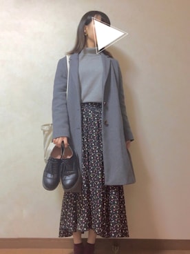 「brand ?（ブランド ?）のアイテム」を使った、おかゆさん（レディース・163cm）の冬コーディネート