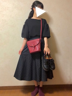 「brand ?（ブランド ?）のアイテム」を使った、おかゆさん（レディース・163cm）の秋コーディネート