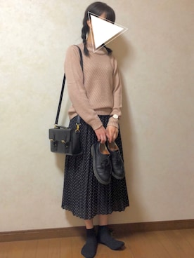 「brand ?（ブランド ?）のアイテム」を使った、おかゆさん（レディース・163cm）の秋コーディネート