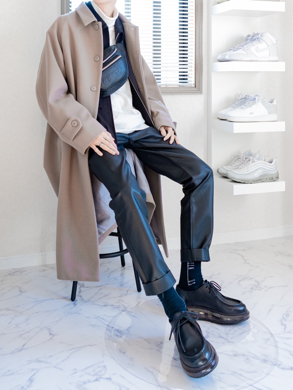 ⭐︎晴れの日さま専用です⭐︎ ゲンテン genten ボディバッグ シボ ブラウン ⭐︎晴れの日さま専用です⭐︎ ゲンテン genten ボディバッグ